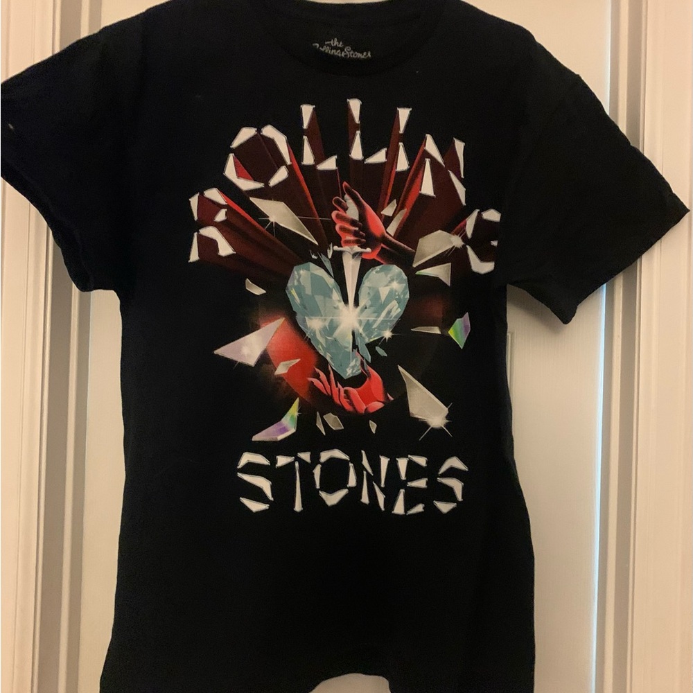 The Rolling Stones Black Short Sleeve Tee